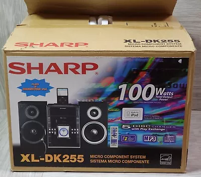 Sharp XL-DK255 5-Disc Micro Component Stereo System 100W RMS  • $299.95