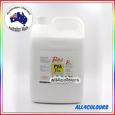 $33.50 • Buy 5L PREMIUM NON TOXIC PVA Glue  For SLIME Non Staining Washable Adhesive OZ Made