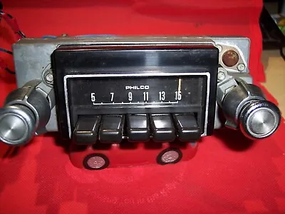 Vintage Philco Ford AM Radio OEM D42A 18806 Used WORKIING BRONCO TRUCK MUSTANG • $49.99