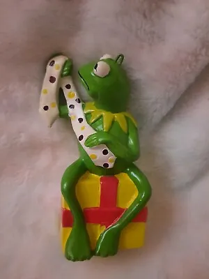 Vintage Jim Henson Muppets Kermit  Ornament 1981 Made In Korea Kermit The Frog • $18.75