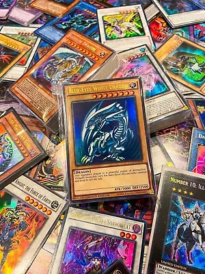 50 Yugioh Cards Bundle Genuine Job Lot Includes Rare/super/ultra/secret Holos • £4.95