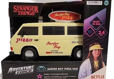 Stranger Things Netflix Surfer Boy Pizza Van VW Volkswagen Vanagon Bus R/C Car • $27.99