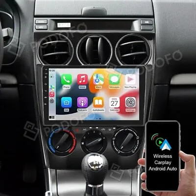 9  For Mazda 6 GG GY 2004-2015 Car Stereo Navi GPS Carplay Radio Android 13 RDS • $160.99