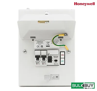 MK Honeywell Metalclad Garage Consumer  Unit - RCD Fuse Board Box - 63A • £23.70