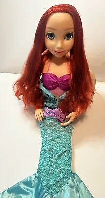 Disney Princess Ariel My Size Doll 32  Tall Play Date Little Mermaid • $40