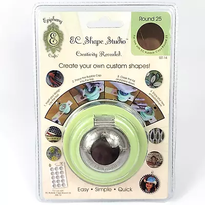 Epiphany Crafts EC Shape Studio For Use With Bubble Caps Round 25 SST-14 Sealed • $15.99