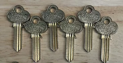 Lot Of 5 Vintage P. & F. Corbin Lock Ornate Key Blanks Uncut USA • $8.99