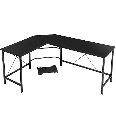 Computer Gaming Laptop Table L-Shaped Desk Corner Workstation For Office Home • $73.58