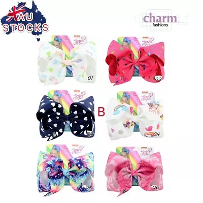 8 Inches Jojo Siwa Bows Girls Hair Clips -Sydney Stocks • $12