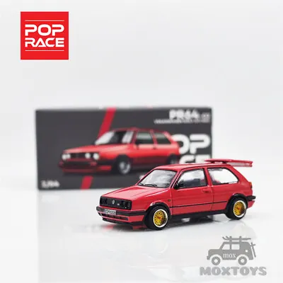 POP RACE 1:64 Golf Gti MKII Red Diecast Model Car • $21.52