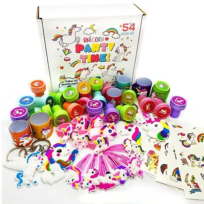 Unicorn Party Favors For Kids Boys Girls - Carnival Prizes Toys Assortment 54PCS • $19.99