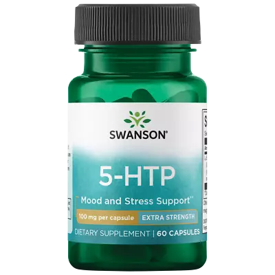 Swanson Extra Strength 5-HTP - Natural Sleep & Mood Support 100 Mg (60 Caps) • $8.76