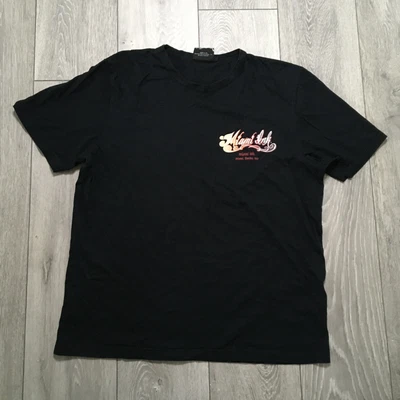 £18.13 • Buy Miami Ink Florida USA Black Graphic Print T-shirt - Size Large 