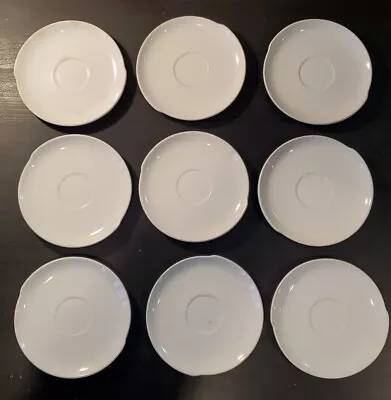 W.S. George Saucers Plates. 6 . Set Of 9. • $19.50