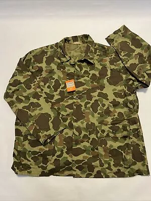 VTG Military Camouflage Lightweight Jacket Shirt Men XL NWT Damaged • $30