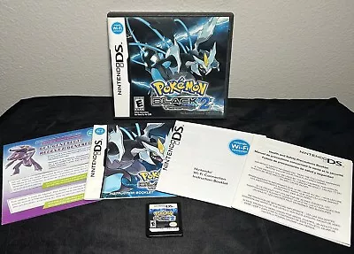 Pokemon Black 2 (Nintendo DS 2012) Authentic Complete In Box With Manual • $160