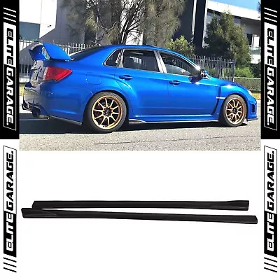 CS Style Side Skirts For Subaru Impreza Hatch Sedan WRX STI (08-14) G3  • $279