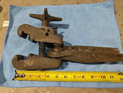 Vintage Clamp On Bumper Trailer Hitch 30s 40s 50s Fulton Co Milwaukee Wisconsin • $49.99