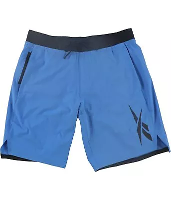 Reebok Mens Epic Athletic Workout Shorts Blue XX-Large • $32.62