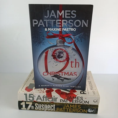 $26 • Buy James Patterson Women's Murder Club Mystery Crime Thriller 3 Book Bundle Lot