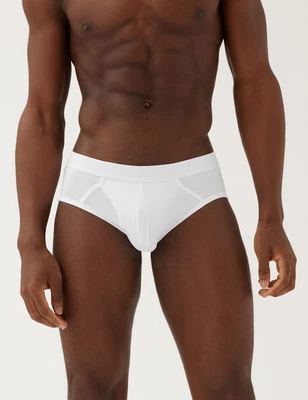 £15 • Buy Ex M&S 5pk Cotton Stretch Cool &Fresh White Briefs RRP £25 Size XL