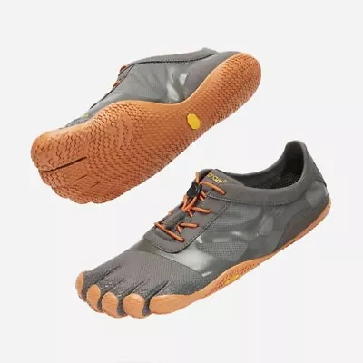 Vibram Five Fingers KSO EVO Training Shoes Grey Orange Mens 43 (9.5) 21M0701 • $89.99