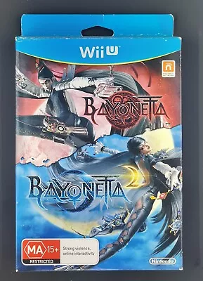 Bayonetta 1 & 2 Special Edition Dual Pack For Nintendo WII U Australia Release • $60