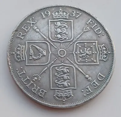  Edward VIII 1937 - DOUBLE FLORIN - Beautifully Silver Plated Original Size  • £4.50