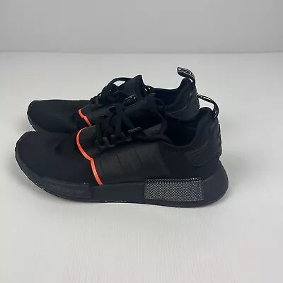 Adidas Originals NMD R1 [EE5085] Mens Core Black & Orange Size Us 9 Boost • $49.95