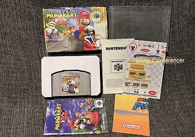 Mario Kart 64 N64 - Boxed Pal - Great Condition • $200