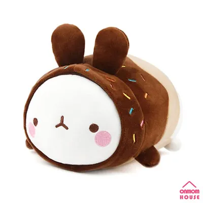 Molang Donuts Soft Spandex Plush Doll Korean Toy 23cm • $34.90