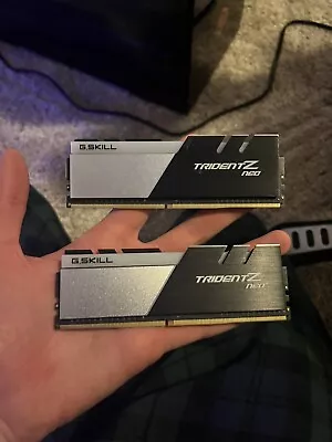 G. SKILL Trident Z RGB 16GB DDR4 3200 MHz PC4-17000 (F4-3200C16D-16GTZR) • $50