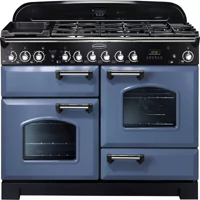 Rangemaster CDL110DFFSB/C Classic Deluxe 109cm Dual Fuel Range Cooker 5 Burners • £3219