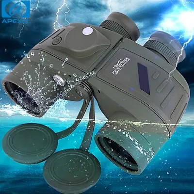 APEXEL Professional10x50 Military Binoculars Waterproof Digital CompassTelescope • $135.98