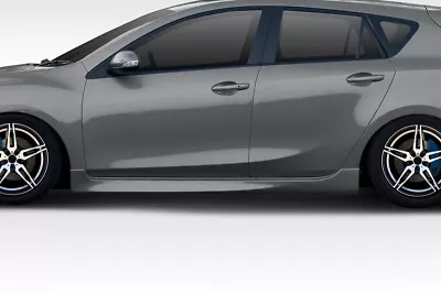 FOR 10-13 Mazda 3 OEM Look Side Skirts 2PC 114341 • $110