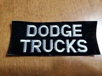 DODGE TRUCK PATCH Fabric Iron On FREE DOMESTIC SHIPPING P2 • $4.50