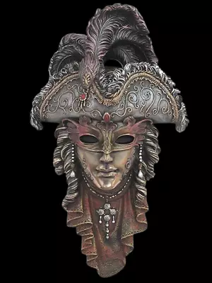 Wonderful Venice Mask In Hat Veronese Wu75066v4 • £68.52