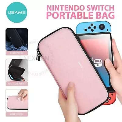 USAMS Nintendo Switch/Lite Portable Travel Carrying Bag Pouch Storage Case -Pink • $19.90