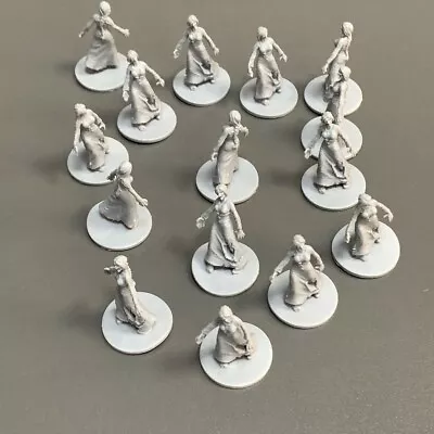£5.69 • Buy Lot 15X Female Walker Zombies Miniatures Zombicide Walk Of The Dead Board Game 