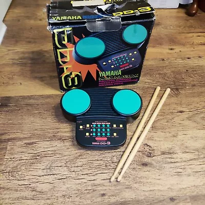£24.99 • Buy Yamaha DD-3 Vintage 1993 Digital Percussion Electric Drum Kit Boxed With Sticks