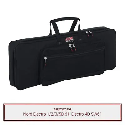 $115 • Buy Gator Keyboard Case Fits Nord Electro 1/2/3/5D 61, Electro 4D SW61