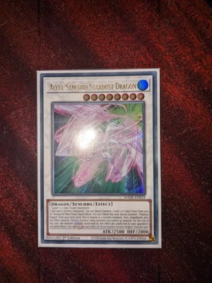 £4.20 • Buy MAZE-EN019 Accel Synchro Stardust Dragon :: Ultra Rare 1st Edition Mint YuGiOh