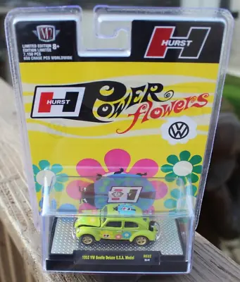 2022 M2 Machines Hurst Power Flowers 1953 VW BEETLE DELUXE USA MODEL HS32 • $13.95