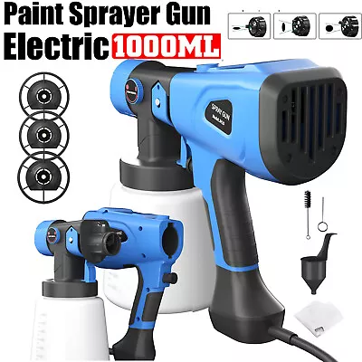 4000W Electric Paint Sprayer Wagner Airless HVLP Handheld Spray Gun Fence • £33.30