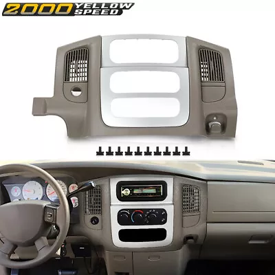 Center Dash Radio Surround Panel Bezel Fit For 2002-2005 Dodge Ram New • $128.81