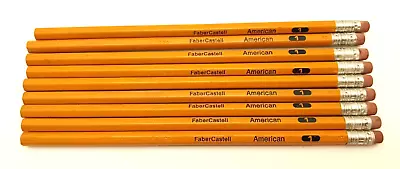 Vintage Faber-Castell American No. 1 Pencils Unsharpened 9 Pencils OS • $17.99