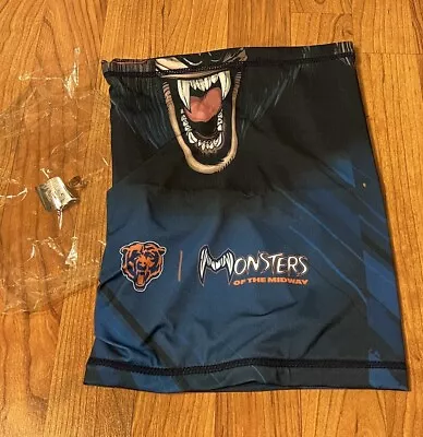 MONSTERS OF THE MIDWAY Chicago Bears Neck Gaiter NFL Face Mask Bandanna Scarf • $19.99
