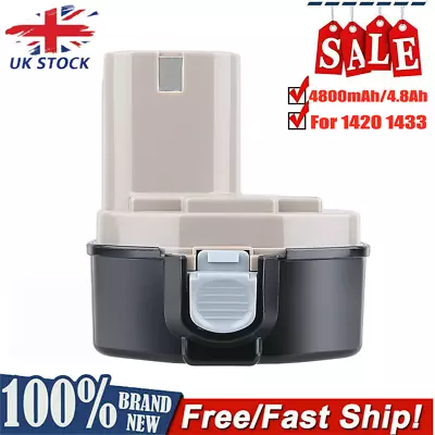 For Makita 14.4V 4.8Ah/4800mAh Battery 1420 1433 1422 1422 1434 1435 PA14 Grey • £15.49