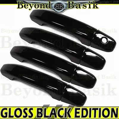 2014-2024 Chevy Silverado GMC Sierra GLOSS BLACK Door Handle COVERS W/KH NO SMT • $20.99