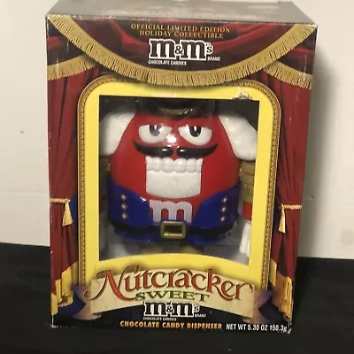 £18.19 • Buy M&M's Chocolate Nutcracker Sweet Candy Dispenser 9  RED Holiday Limited Edition